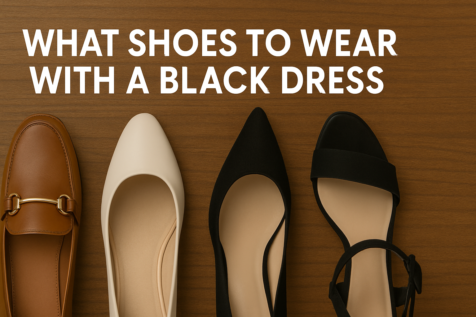 Shoes to Wear with a Black Dress: Complete Style Guide | Mochi Shoes